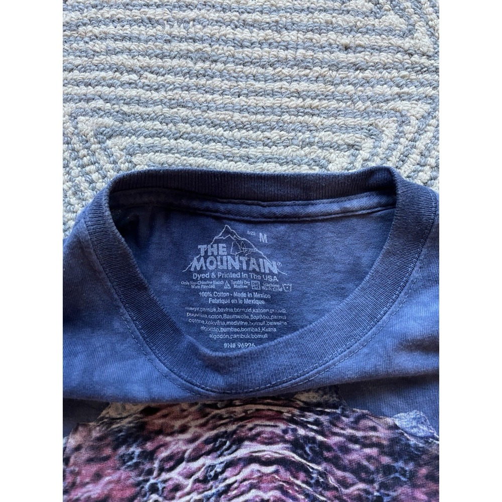 The Mountain Triceratops Tie Dye T-Shirt - Blue - Medium - Picture 3 of 4